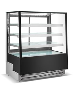 Display Merchandiser Fridge 680 litres 3 shelves Black | Stalwart DA-CW500NCBLACK