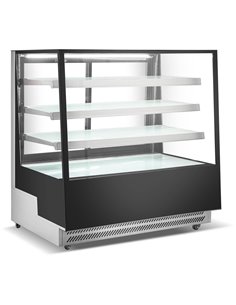 Display Merchandiser Fridge 865 litres 3 shelves Black | Stalwart DA-CW600BLACK