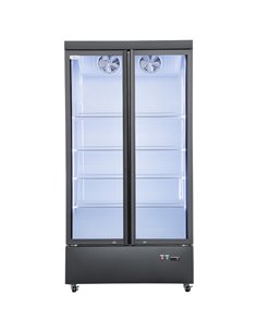 Commercial Display Refrigerator with Double Glass door 630 litres Black | Stalwart DA-LG882M2WP 2