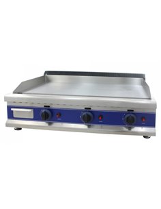 Commercial Gas Griddle Smooth 3 zone 9kW Table top | Stalwart DA-HGT900