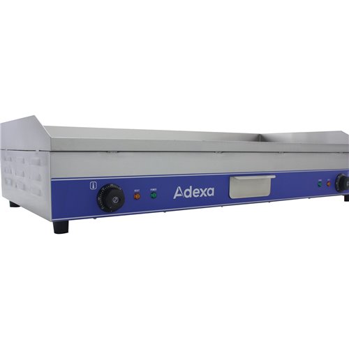 Commercial Electric Griddle Mirror Plate 2 zone 6kW Table top | Stalwart DA-WG1000SD