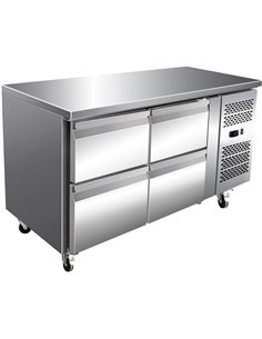 Commercial Refrigerated Counter 4 drawers Depth 700mm | Stalwart DA-4DRG22V
