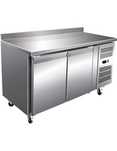 Professional Freezer Counter with Upstand 2 doors Depth 600mm | Stalwart DA-THSNACK2200BT
