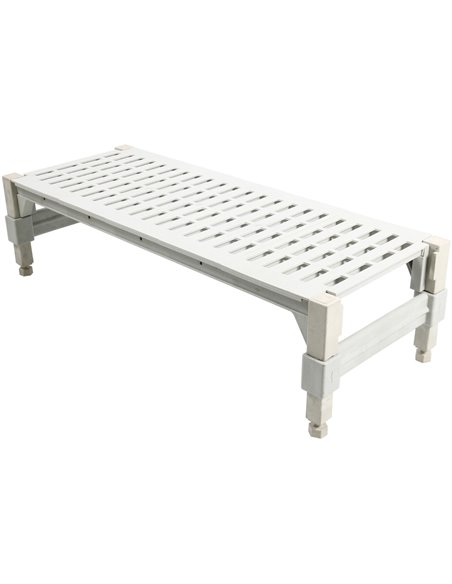 Commercial Dunnage Rack 1825x530x225mm 150kg loading Iron &amp Polypropylene | Stalwart DA-WHPDSPA72181053