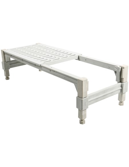 Commercial Dunnage Rack 1825x530x225mm 150kg loading Iron &amp Polypropylene | Stalwart DA-WHPDSPA72181053