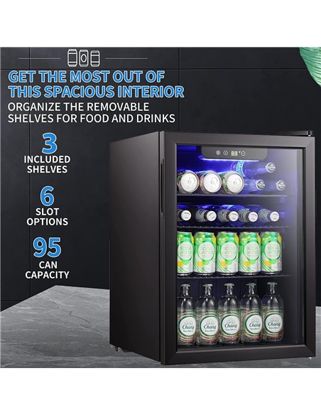 Commercial Bottle Cooler 70 litres | Stalwart DA-JC70UEL