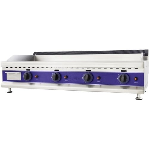 Commercial Gas Griddle Smooth 4 zone...