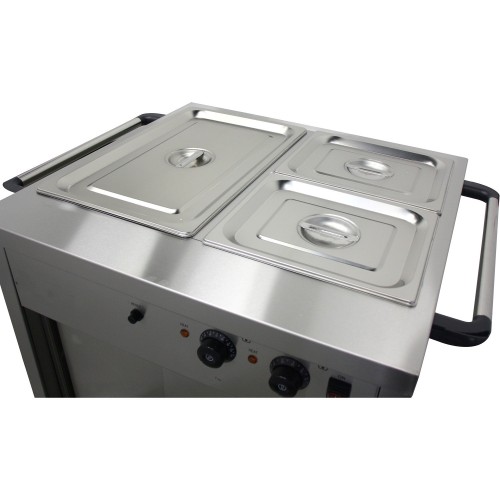 Mobile Bain Marie top Hot Cupboard...