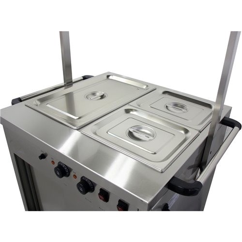 Mobile Bain Marie top Hot Cupboard...