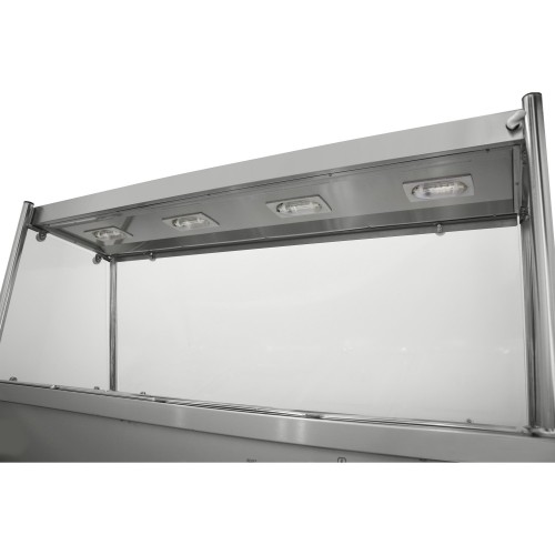 Mobile Food Service Counter with Bain...
