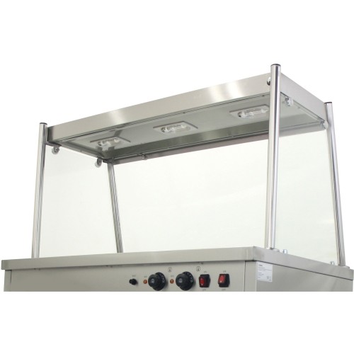 Mobile Food Service Counter with Bain...