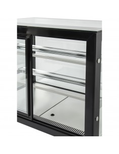 Cake counter 900x700x1200mm 2 shelves Mirror front LED | DA-GN900RF2 2