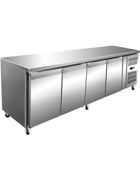 Commercial Refrigerated Counter 4 doors Depth 700mm | Stalwart DA-GN4100TN