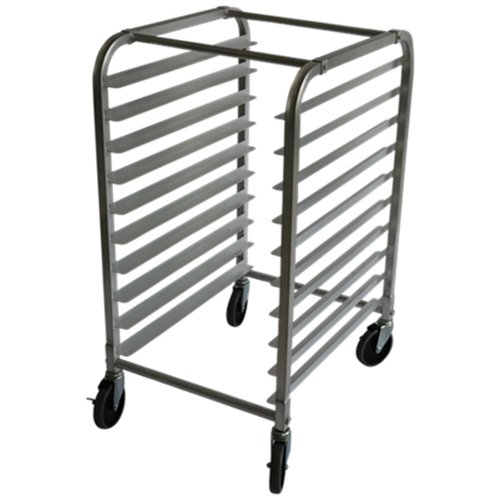 Rack/Tray/Pan Trolley Aluminium for 660x460mm sheet pan 10 tier | Stalwart DA-ALRK10