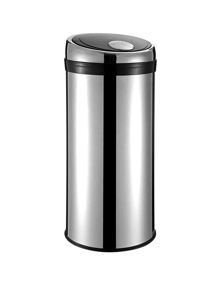 Commercial Press Opening Waste Bin 50 Litres Mirror | Stalwart DA-JYPZIA