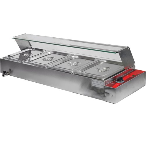 Display Bain Marie Countertop 4xGN1/2 | Stalwart DA-BT04
