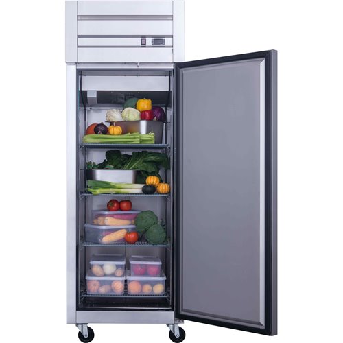 600lt Commercial Upright Refrigerator Single Door Stainless Steel | Stalwart DA-GN70AR
