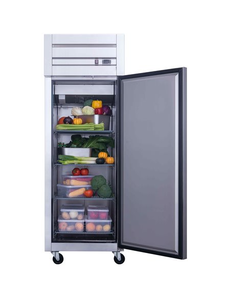 600lt Commercial Upright Refrigerator Single Door Stainless Steel | Stalwart DA-GN70AR