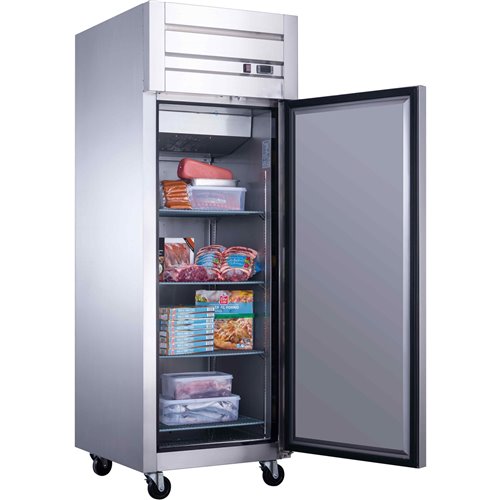 600lt Commercial Upright Freezer Single Door Stainless Steel | Stalwart DA-GN70AF