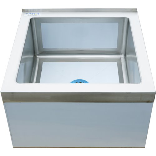 Janitorial Floor Mop Sink Stainless steel 635mm | Stalwart DA-FMS252110