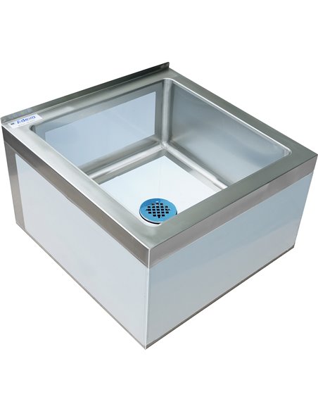 Janitorial Floor Mop Sink Stainless steel 838mm | Stalwart DA-FMS332510