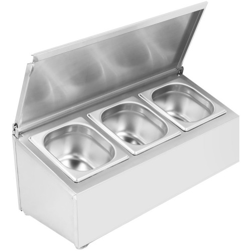 Commercial Condiment Holder with lid...
