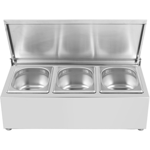 Commercial Condiment Holder with lid...