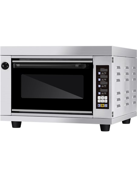 Commercial Electric Deck Combi Oven with Steam 350°c | Stalwart DA-KNGKPZ120M