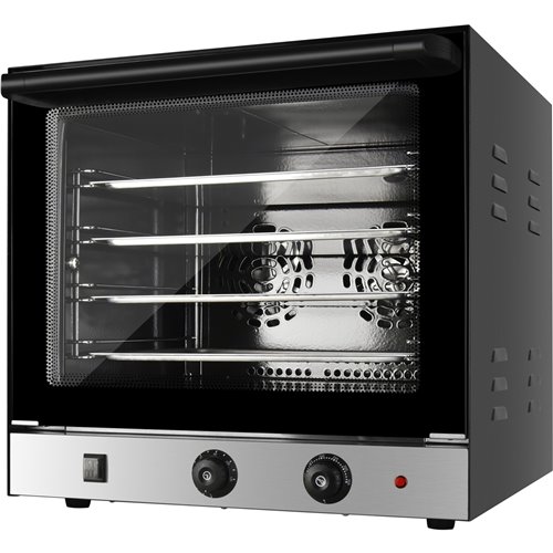 Commercial Electric Convection Oven 4 trays 440x320mm  Double Fan Manual Controls | Stalwart DA-KNGEC01C02