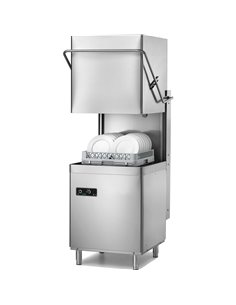 Passthrough Dishwasher Premium 500mm basket 48 baskets/hour Drain pump Detergent dosing pump 230V | Stalwart DA-ADX10M