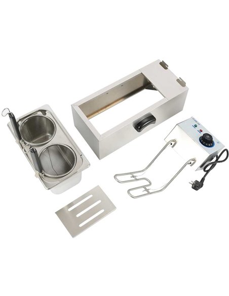 Commercial Pasta boiler Electric 2 baskets 4 litres Table top | Stalwart DA-PCM4L