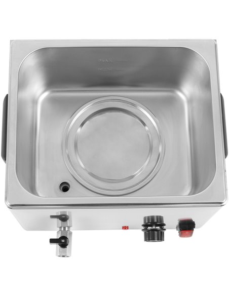 Commercial Pasta boiler Electric 2 baskets 8 litres Table top | Stalwart DA-XDPAC8