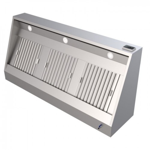 3000mm Wide Extraction Canopy Hood x... 3000mm Wide Extraction Canopy Hood x...