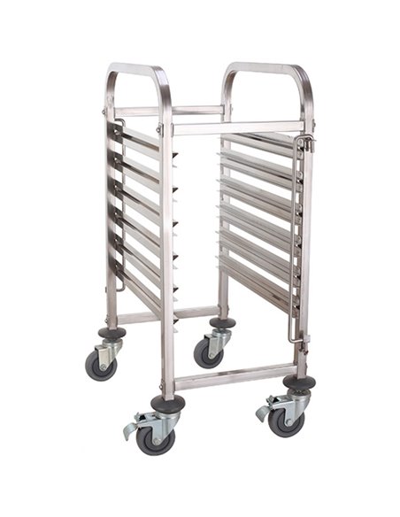 Economic Design Rack Trolley for 600x400mm Sheet Pan 6-Tier | Stalwart DA-ERT6406