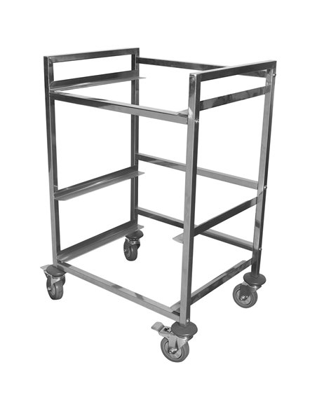 Dough Box/Services Container Cart for 60x40cm Dough Boxes | Stalwart DA-DBD6040