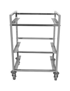 Dough Box/Services Container Cart for 66x46cm Dough Boxes | Stalwart DA-DBD6646