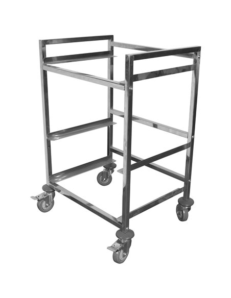Dough Box/Services Container Cart for 66x46cm Dough Boxes | Stalwart DA-DBD6646