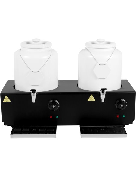20L Electric Milk Warmer (10L+10L) with Temperature Control | Stalwart DA-EMW20A