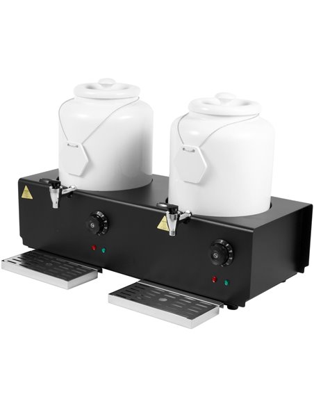 20L Electric Milk Warmer (10L+10L) with Temperature Control | Stalwart DA-EMW20A