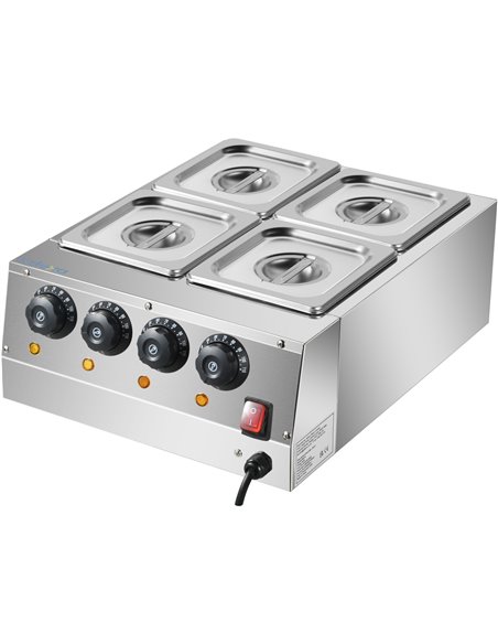Commercial Chocolate Melter Quadruple Pan 3.0kW | Stalwart DA-HW24