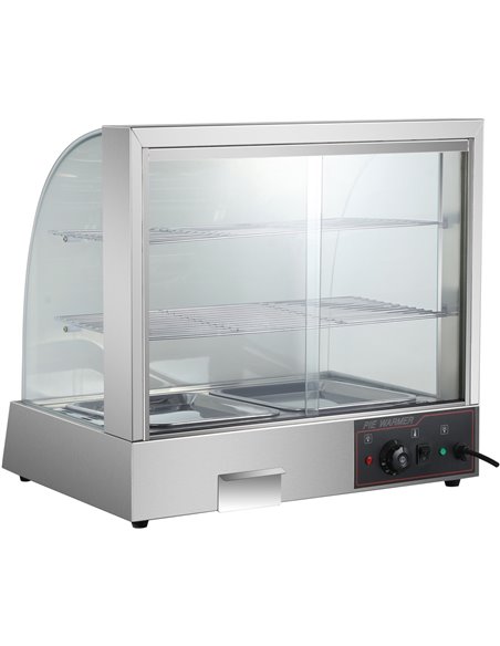 Commercial Hot Display Case Pie Warmer Countertop | Stalwart DA-HW2PS