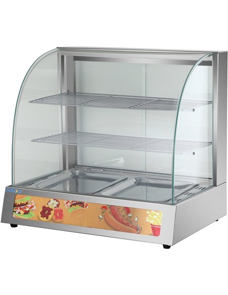 Commercial Hot Display Case Pie Warmer Countertop | Stalwart DA-HW3PS