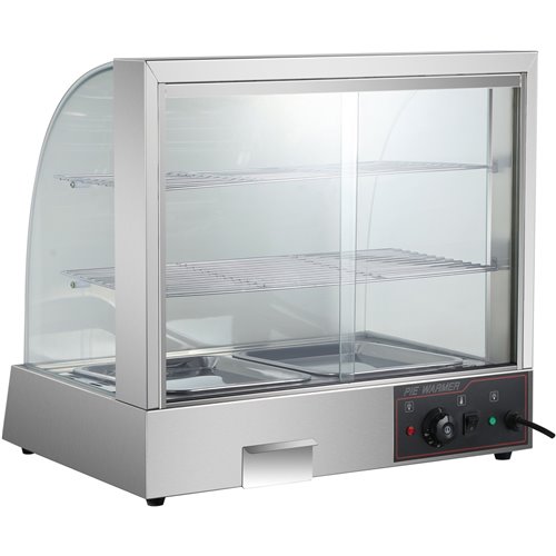 Commercial Hot Display Case Pie Warmer Countertop | Stalwart DA-HW3PS