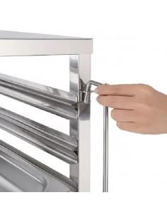 Economic Design Rack Trolley for 600x400mm Sheet Pan 6-Tier | Stalwart DA-ERT6406 2