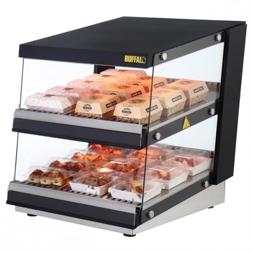 Buffalo Sloped Chute Food Warmer 2 Shelf