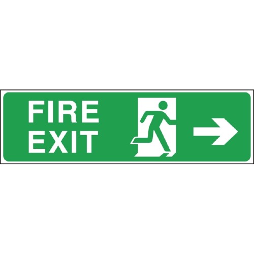 Fire Exit Arrow Right Sign