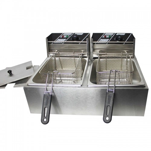 Fry King 2 x 10 Litre Commercial Fryer By Stalwart