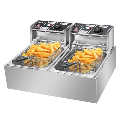 A-Grade Double Fryer 2 x 9 Litre...