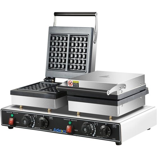 Commercial Waffle maker Double 3.2kW | Stalwart DA-HWB4