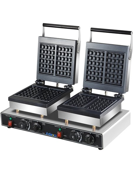 Commercial Waffle maker Double 3.2kW | Stalwart DA-HWB4
